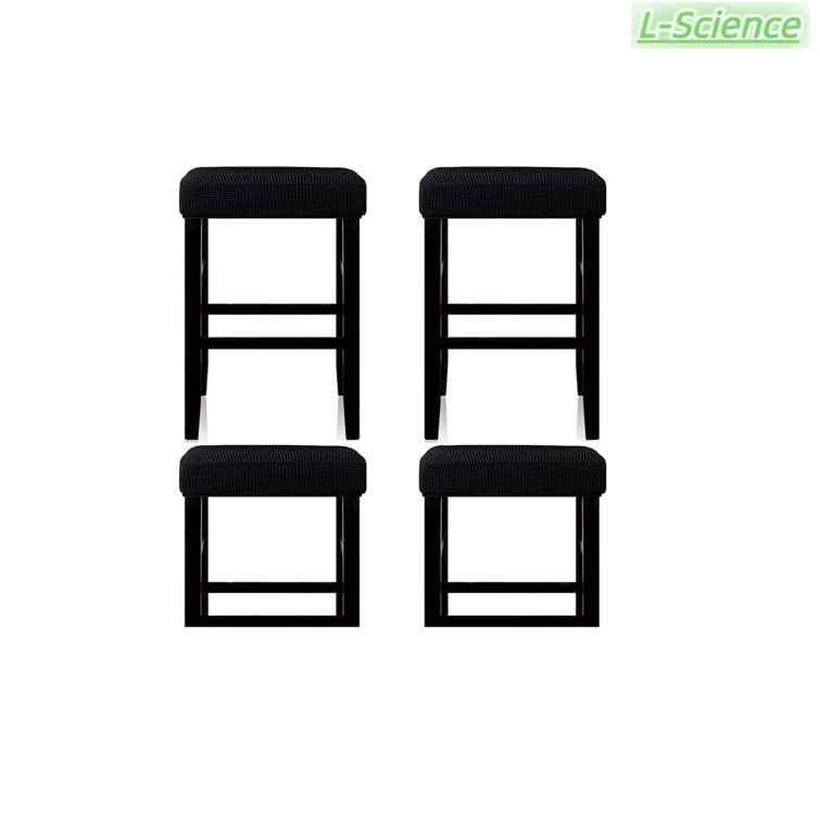 LScience Stool Covers Rectangle,4 Pack Stretch Rectangle Bar Stool